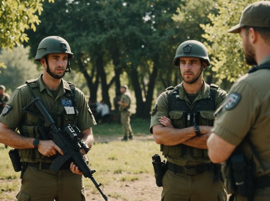 IDF reservists in a group activity to prevent PTSD