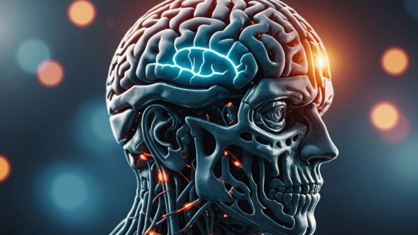 Brain image showing mood area linked to bipolar disorder