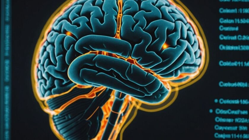 Brain scan showing neural biomarker for OCD identification