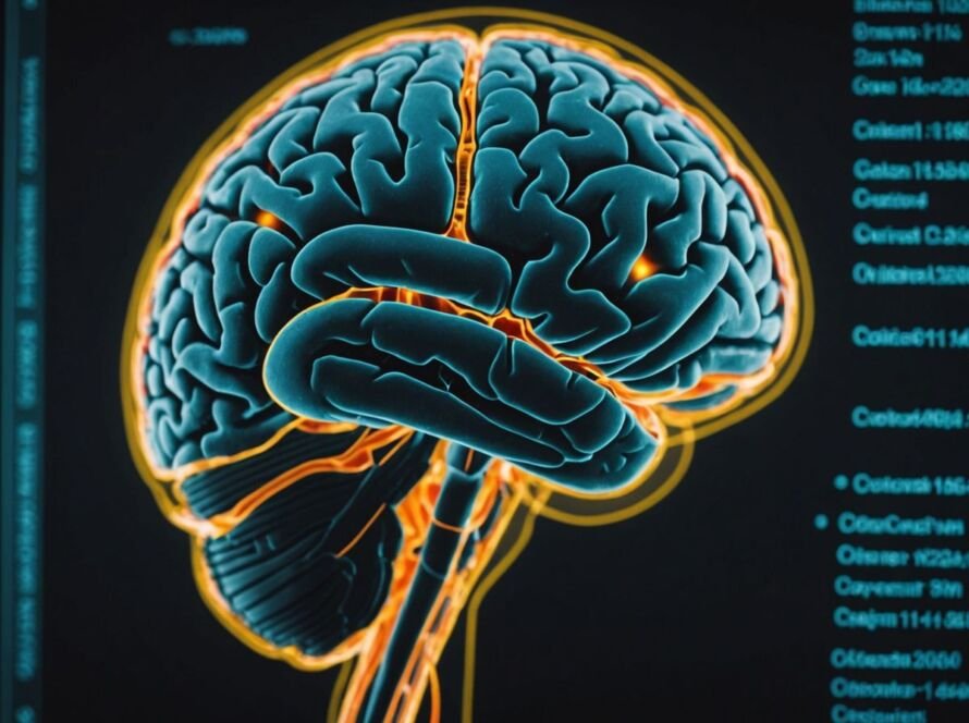 Brain scan showing neural biomarker for OCD identification